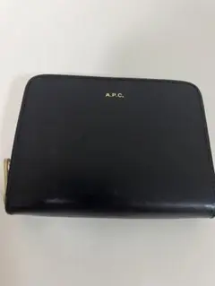 A.P.C. アーペーセー 財布 折り財布 ウォレット ラウンドファスナー 黒