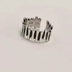 シルバー925 リング ストライプ silver ヴィンテージ 指輪アクセサリー