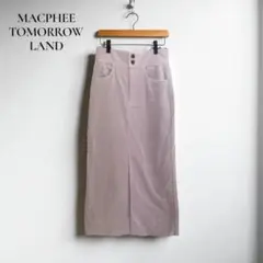 ★マカフィー トゥモローランド【36】ロングタイトスカート コーデュロイr375