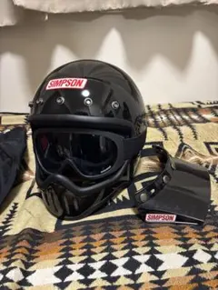 80年代 SINPSON フェイスガード　ゴーグル　ビンテージ　モトクロス m84133515562_1.jpg?1734536977