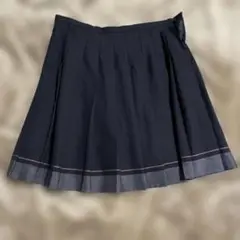 EASTBOYネイビー プリーツスカート