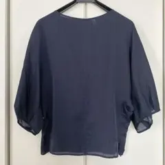 08sircus ネイビー 五分袖 シャツ ネイビーMサイズ