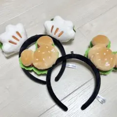 ハンバーガー/グローブシェイプチキンパオ カチューシャ 2個セット