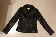 MICHAEL KORS ブラックレザージャケット