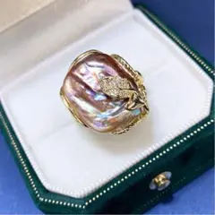淡水バロックパール リング 指輪 本真珠