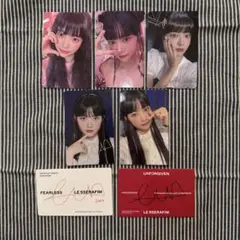 LE SSERAFIM ウンチェ　FEARLESSjp トレカセット