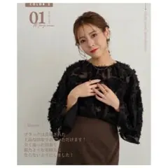 新品 talbyyumi ジャガードポンチョブラウス