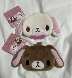 シュガーバニーズ フェイス お財布 キャラがま しろうさ、くろうさ サンリオ