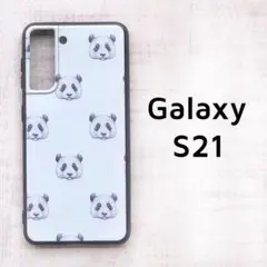 Galaxy S21 5G ケース パンダの顔 カバー