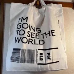 I'M GOING TO SEE THE WORLD エコバッグ