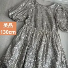 【美品】H&Mスパンコール　ワンピース