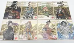 【美品】ワンピース色紙ART-ワノ国編-12枚セット（被りあり）