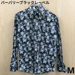 値引　バーバリーブラックレーベル　ボタンダウンシャツ　F0806A17-3
