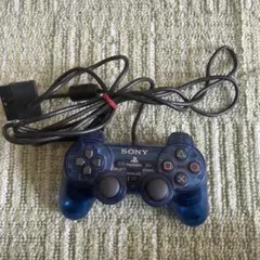 PS2 コントローラー クリアブルー
