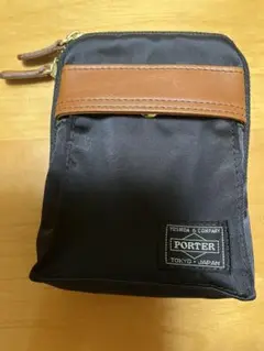 【美品】PORTER × JAL コラボ ポーチ ブラック