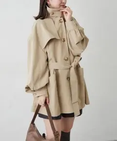 mystic　[mline]トレンチコートワンピース