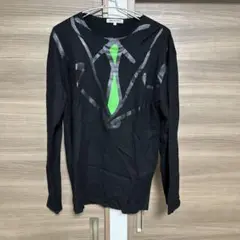 COMME des GARCONS グラフィック長袖カットソー L 黒