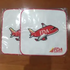 FDA ハンカチ 2枚セット 新品未使用