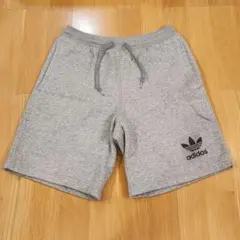 adidas トレフォイルロゴ スウェット ハーフパンツ M アディダス 美品