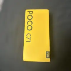 POCO C71 ブラック 4GB RAM 128GB ROM