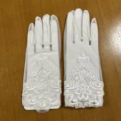 ウェディンググローブ ショート オフホワイト