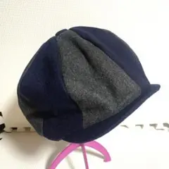 レディースネイビーグレーキャスケット帽子未使用品
