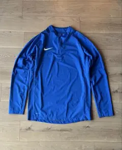 NIKE shield ナイキ　ハーフジップ ピステウィンドブレーカー 青　S