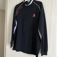 le coq sportif ブラック長袖シャツ