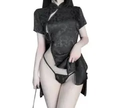 ☆女性らしくセクシー誘惑花柄チャイナドレス