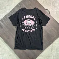 7TSM1【LEGENDS】日本の怪物　バックプリントTシャツ　古着used