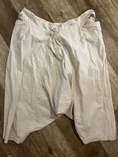 えみおわす 手縫 リスパンツSサイズ コットン サルエルパンツ