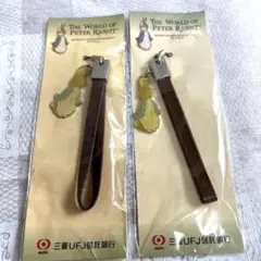 三菱UFJ信託銀行　ピーターラビット　携帯ストラップ　非売品
