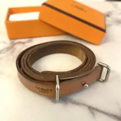 HERMES エルメス アピ レザー ブレスレット バングル チョーカー