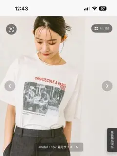 GLOBAL WORK リッチクリーンプリントT半袖