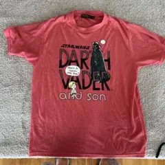 STAR WARS ダース・ベイダー andサン Tシャツ LL ピンク