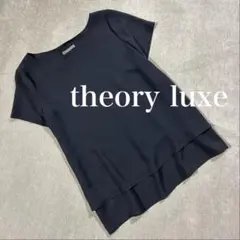 theory luxe⭐︎セオリーリュクス　レイヤード二枚仕立て シフォンブラウス