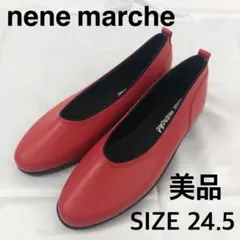 未使用級⭐nene marche レインシューズ 24.5 レッド