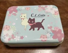 C.C.Cats 猫デザイン スチール缶