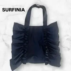 お値下げ依頼♡レア♡ SURFINIA サフィニア フリルトートバッグ♡ブラック お値下げ依頼♡レア♡ SURFINIA サフィニア フリルトートバッグ