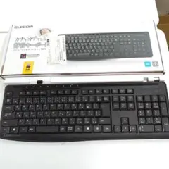 若《LFSBZ》ELECOM 静音キーボード TK-FDM092STBK