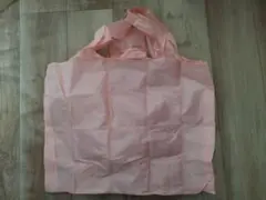 エコバッグ 折りたたみ 大容量 コンビニ スーパー 女性　ピンク　シンプル
