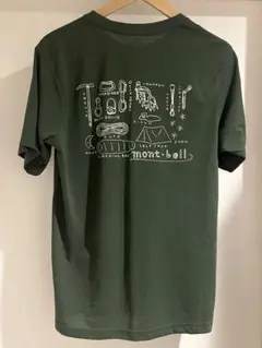 mont-bell モンベル Tシャツ　緑　グリーン　Mサイズ　キャンプ