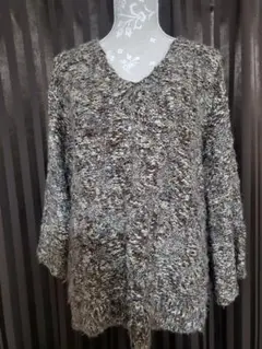 Clice de Paris（クリシェドゥパリス）ミックスデザインウールニット