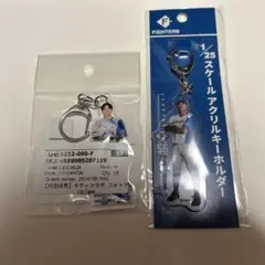 細川凌平　アクリルキーホルダー　2点セット　北海道日本ハムファイターズ