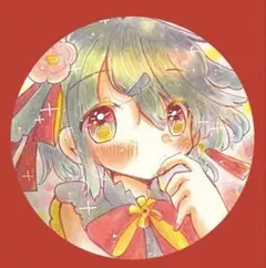 【過去作】オリジナル 手描きイラスト 告知イラスト 真☆烏龍茶ちゃん コースター