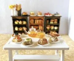 【ミニチュア スイーツ】6種のデニッシュ食べ比べセット。