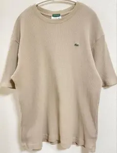 ラコステ x beams ビームス 別注 コラボ ワッフルTシャツ XL