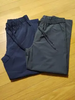 アンクル丈パンツ　ネイビー &ダークグリーン 2枚セット