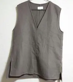 新品タグ付き green label relaxing モカ ベスト FREE