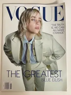 ビリー・アイリッシュ　シンガー・ソングライター　ヴォーグ表紙　額装 ビリー・アイリッシュシンガー・ソングライターヴォーグ表紙額装